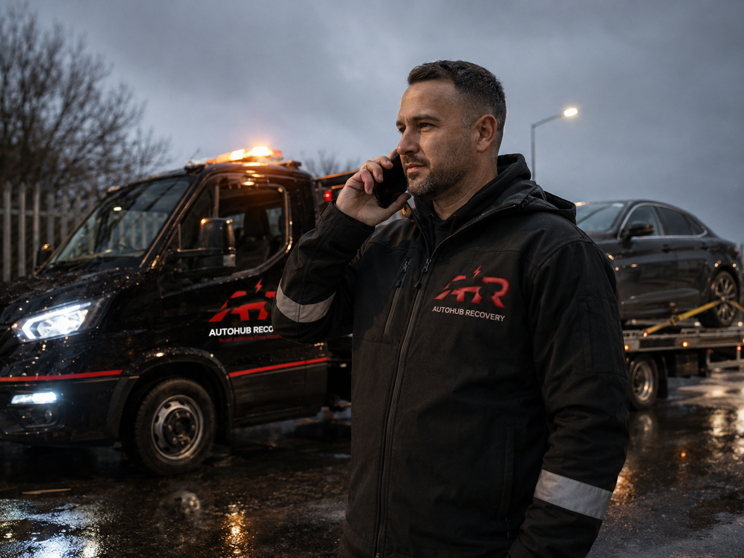 24/7 emergency vehicle recovery support from AutoHub Recovery